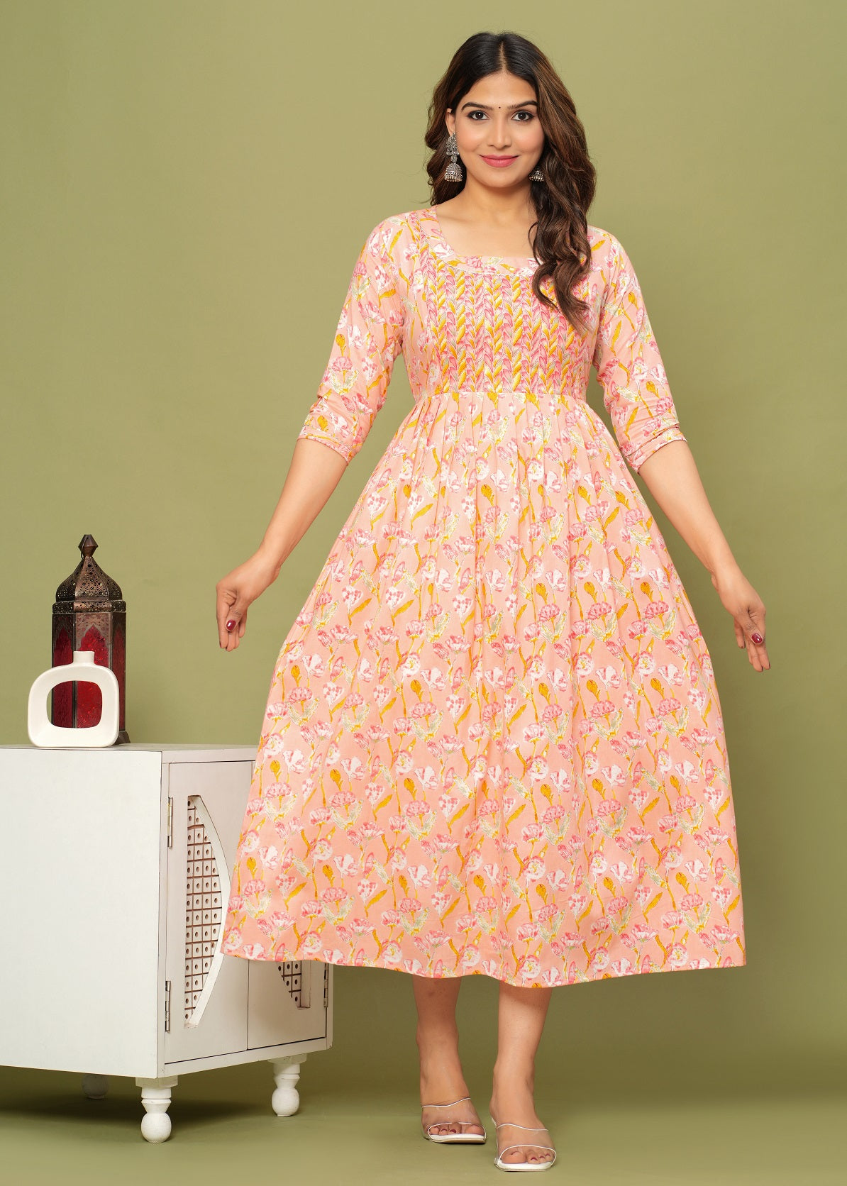 Mystic melody cotton maternity and feeding kurti