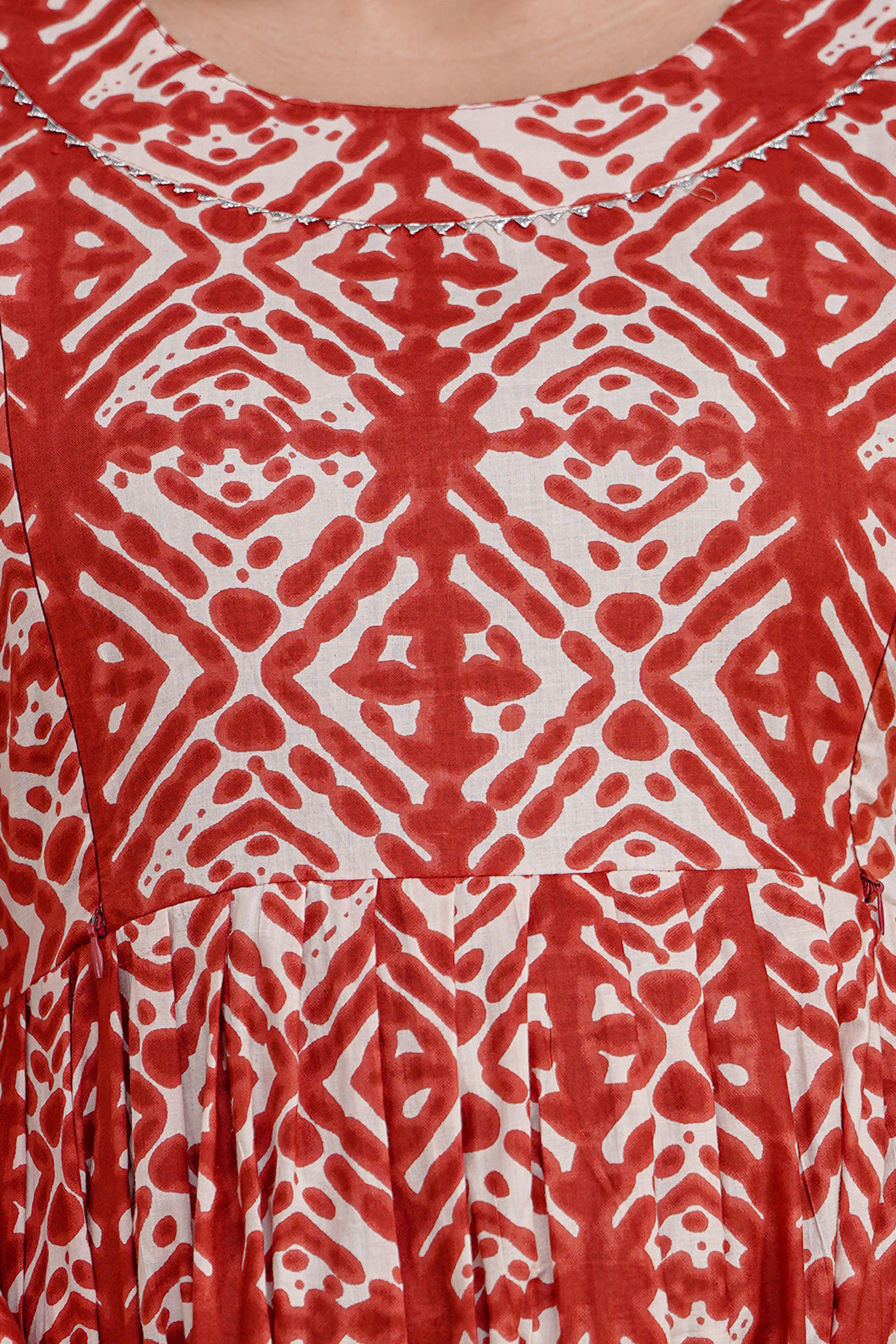 ZICZAKING blossom cotton maternity and feeding kurti