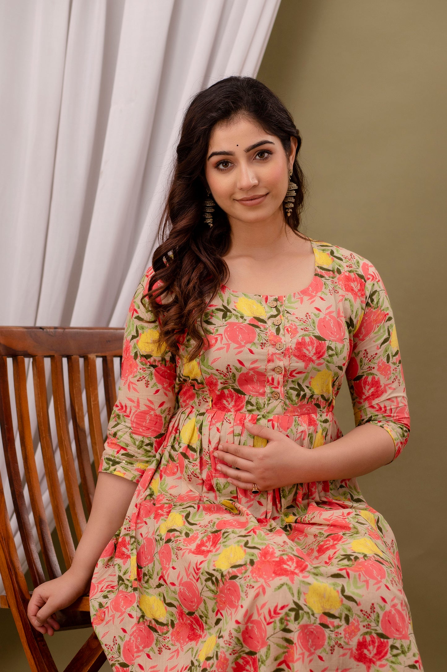 Blossom Comfort Maternity & Feeding Kurti