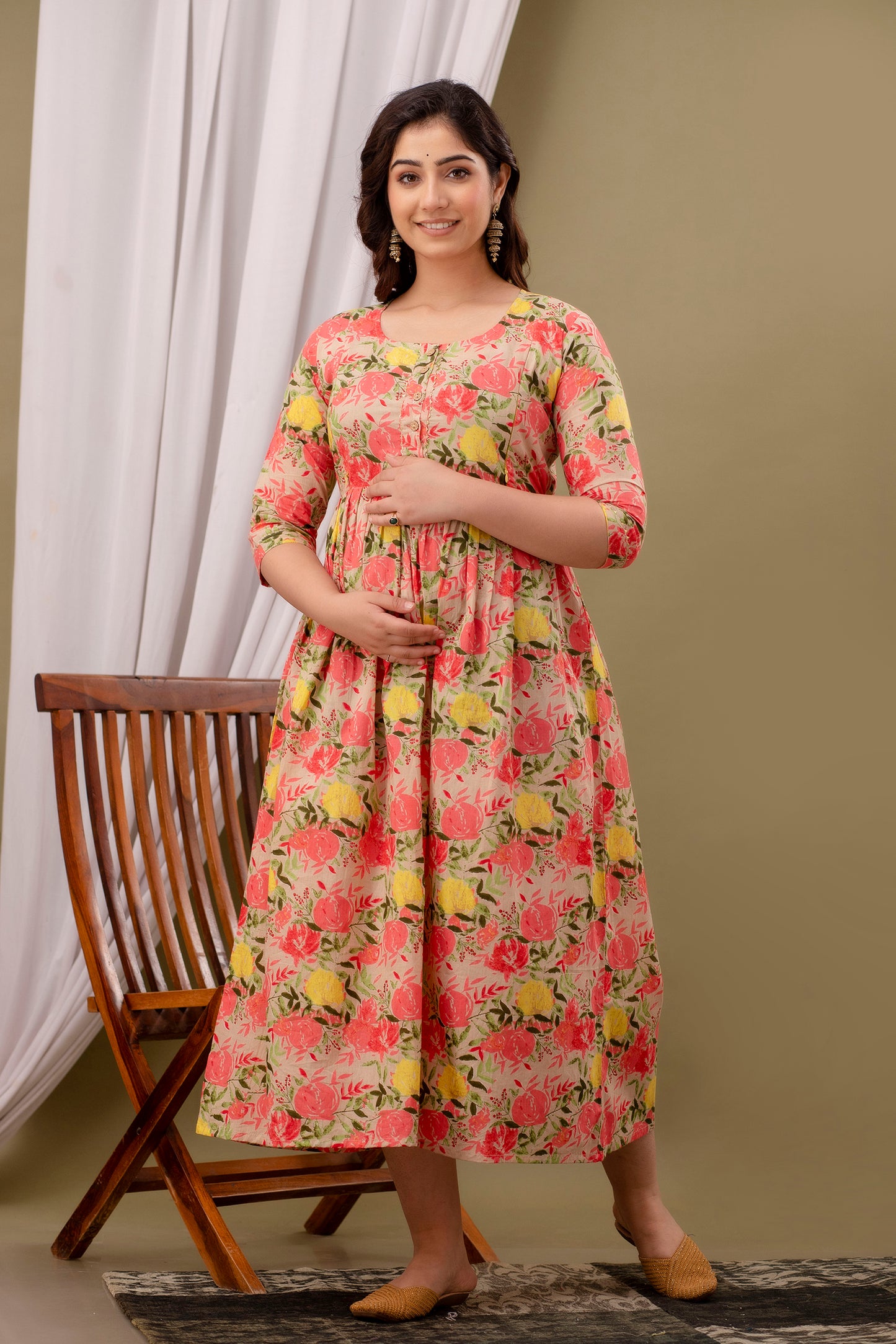 Blossom Comfort Maternity & Feeding Kurti