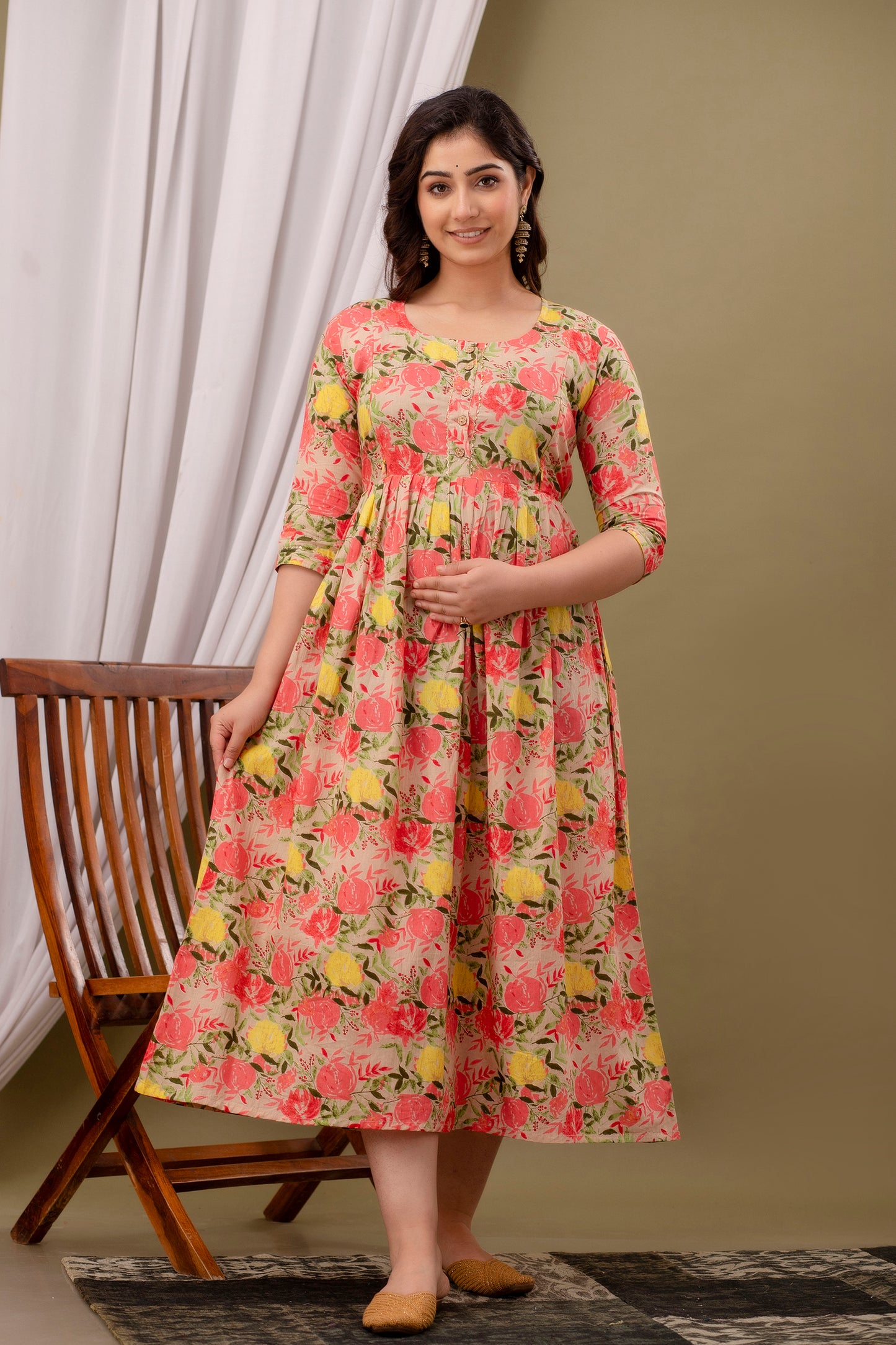 Blossom Comfort Maternity & Feeding Kurti