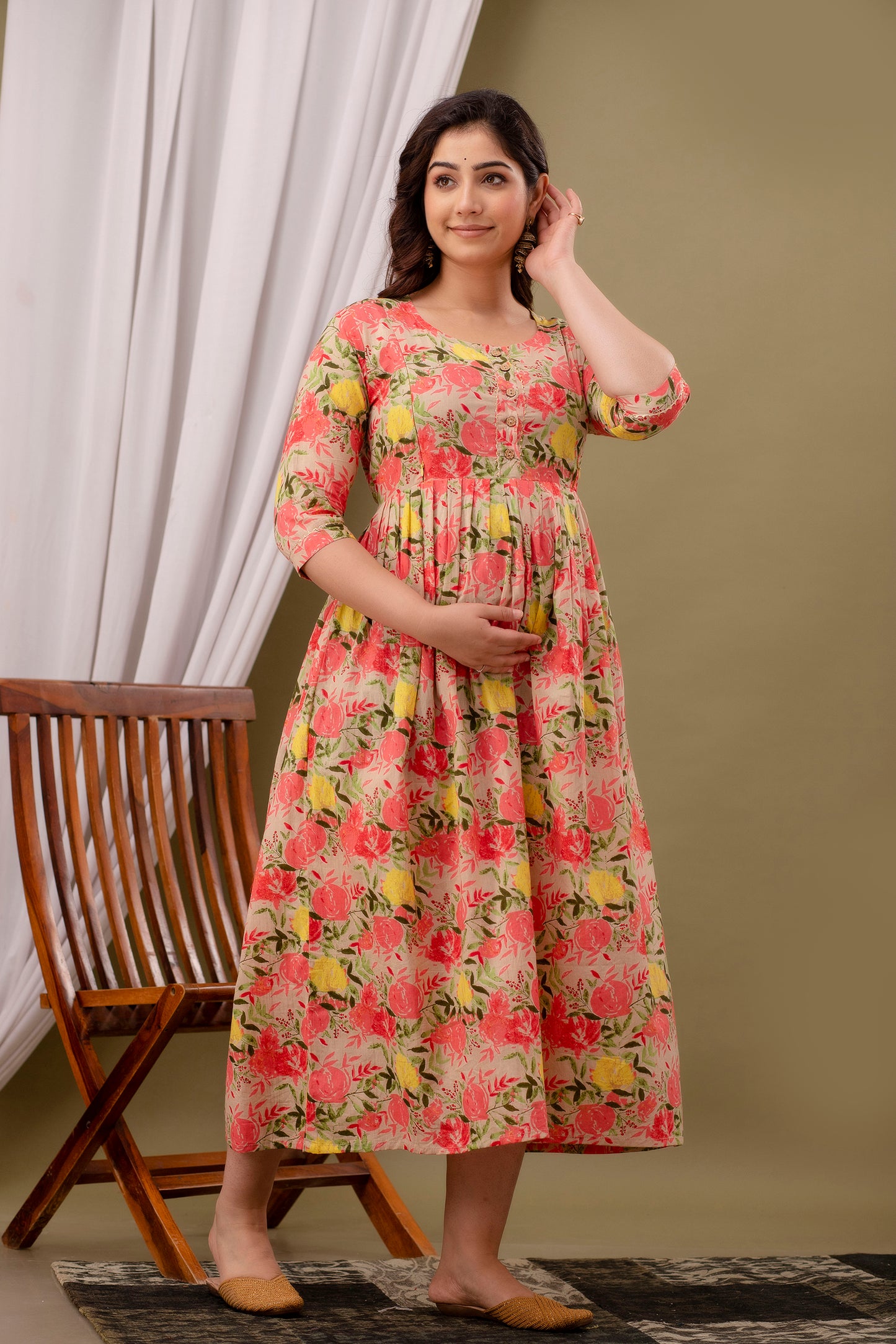 Blossom Comfort Maternity & Feeding Kurti