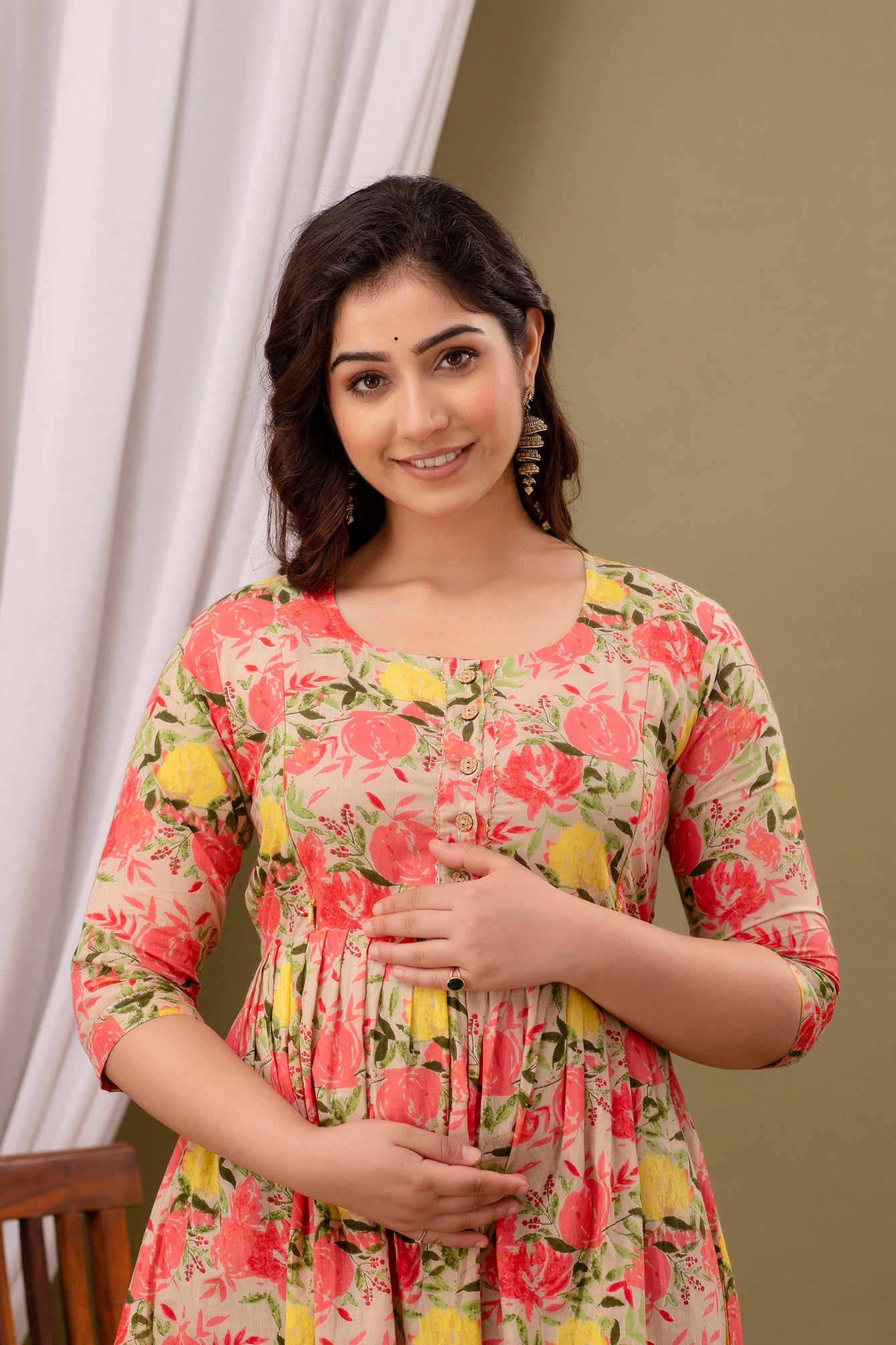 Blossom Comfort Maternity & Feeding Kurti