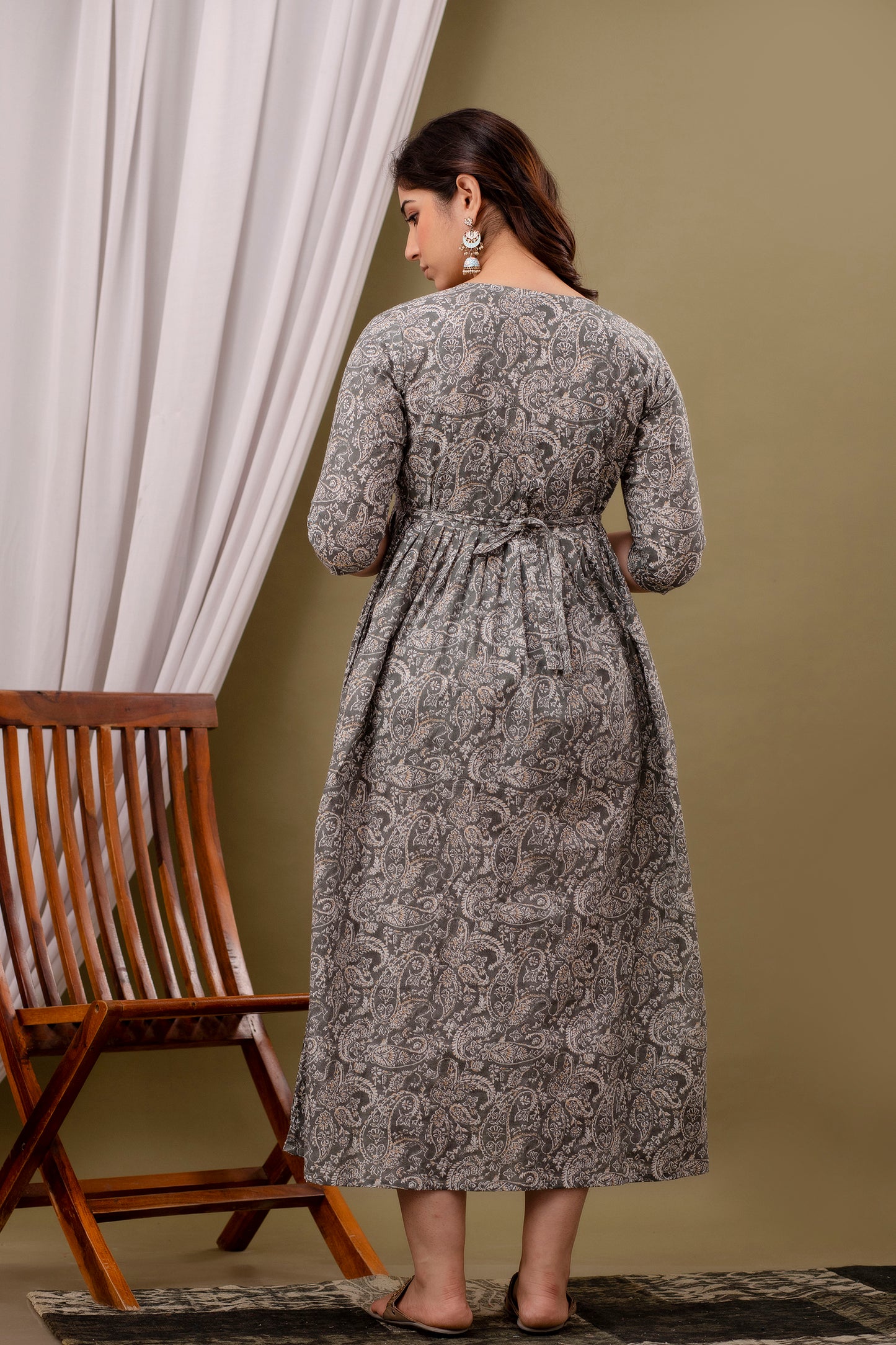 Moonlight rediance Cotton printed maternity and feeding kurti