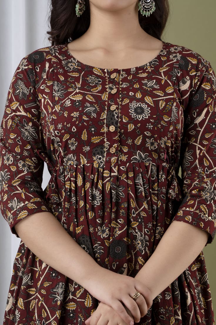 chidi floral  cotton maternity  kurti combo
