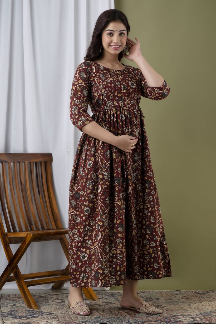 chidi floral  cotton maternity  kurti combo