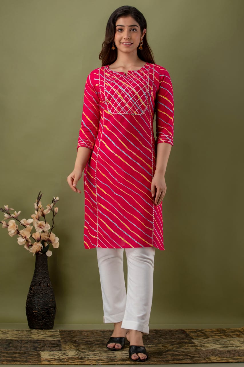 Cotton printed kurti