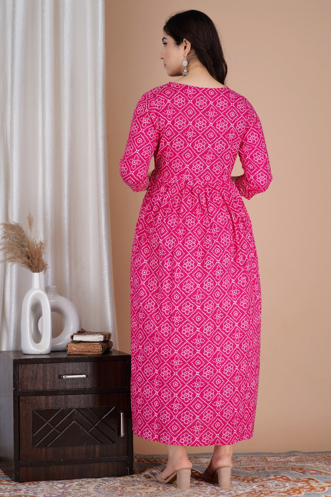 Cotton printed maternity and feeling kurti