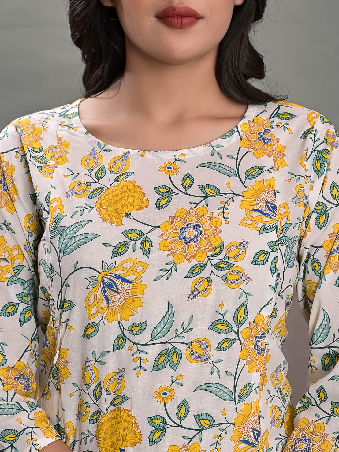 Jaipuri maternity and feeding kurti