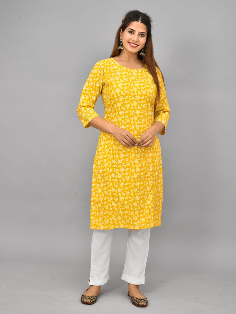 Jaipuri maternity and feeding kurti