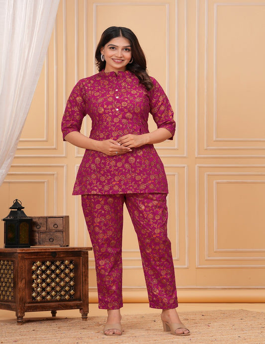 Dark pink  flower feeding cord set