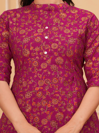 Dark pink  flower feeding cord set