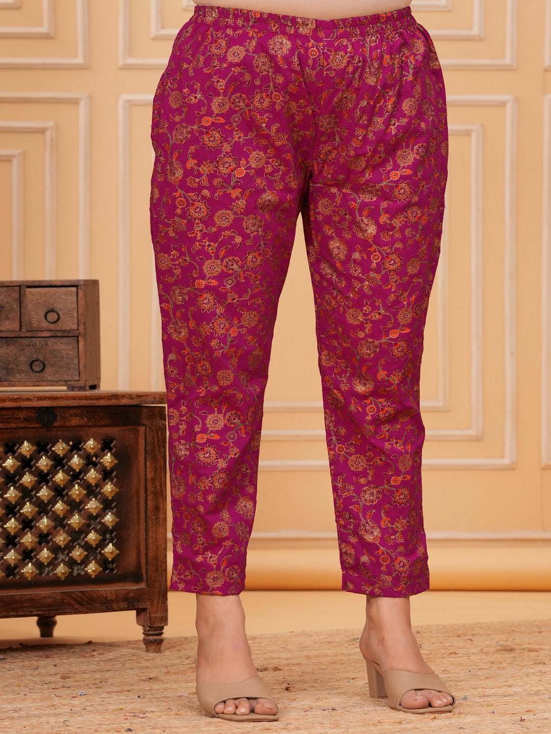 Dark pink  flower feeding cord set