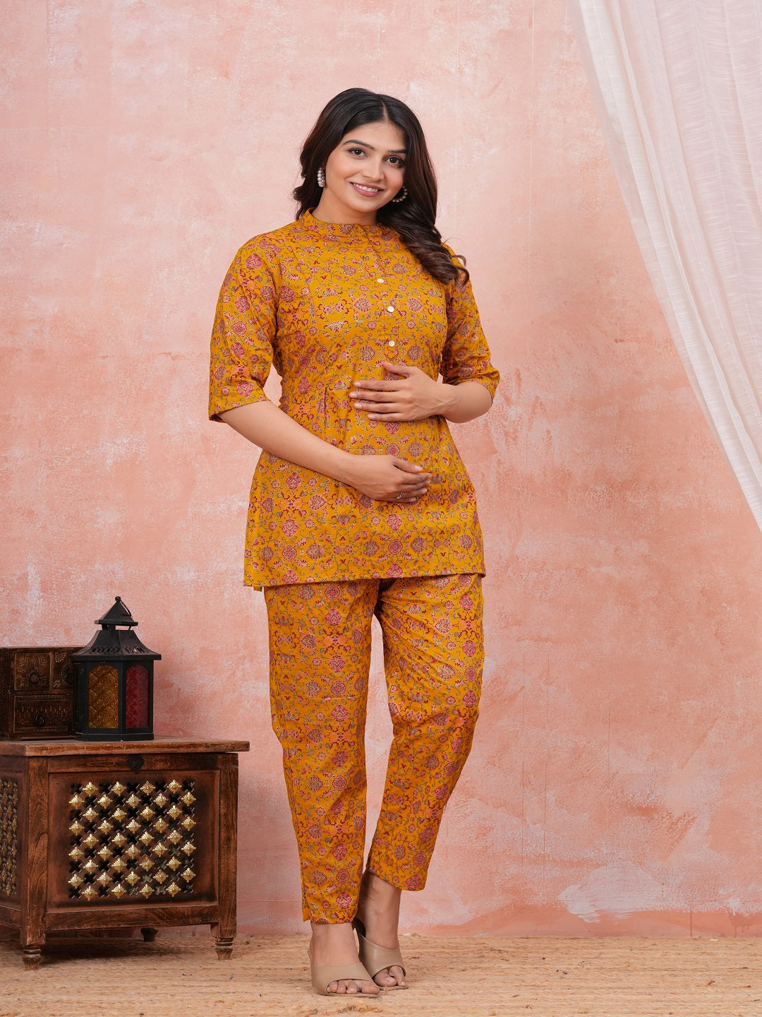 Brown blossom feeding cord set