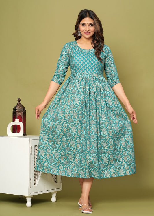 Radiane bloom cotton maternity and feeding kurti