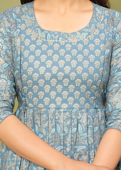 Chandrima cotton maternity and feeding kurti