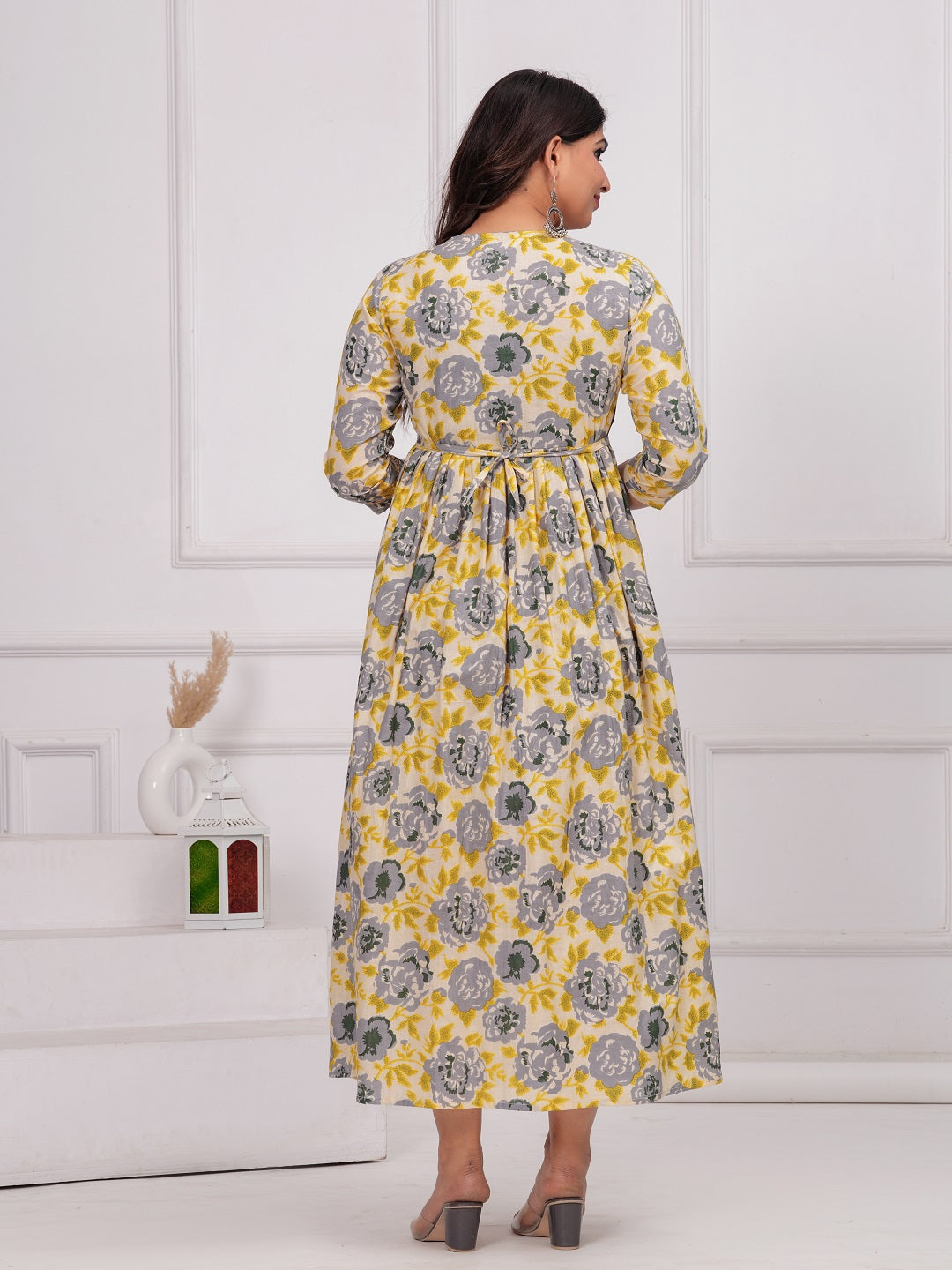 Lahriya patkha cotton  maternity and feeding kurti