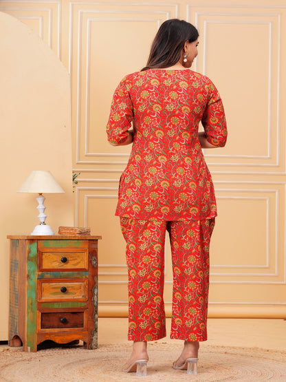 Red flower feeding cord set