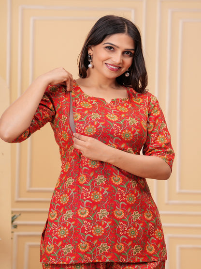 Red flower feeding cord set