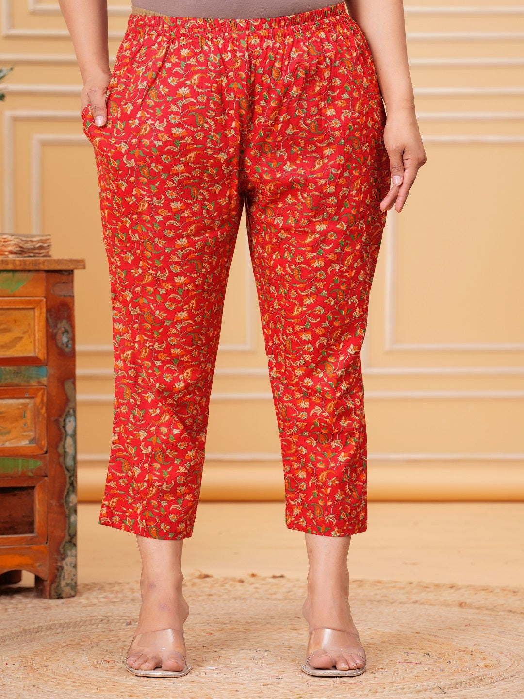 Red marwal flower feeding cord set