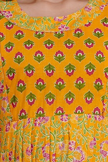 Satrangi   Cotton Printed Maternity And Feeding Kurti Combo Of 2