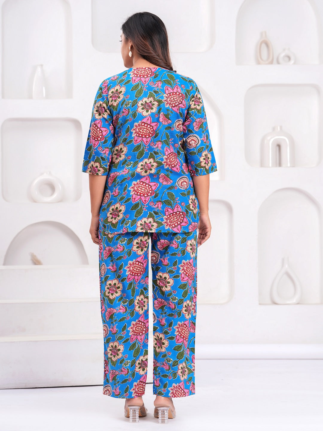 Blue sunsine cotton cord set