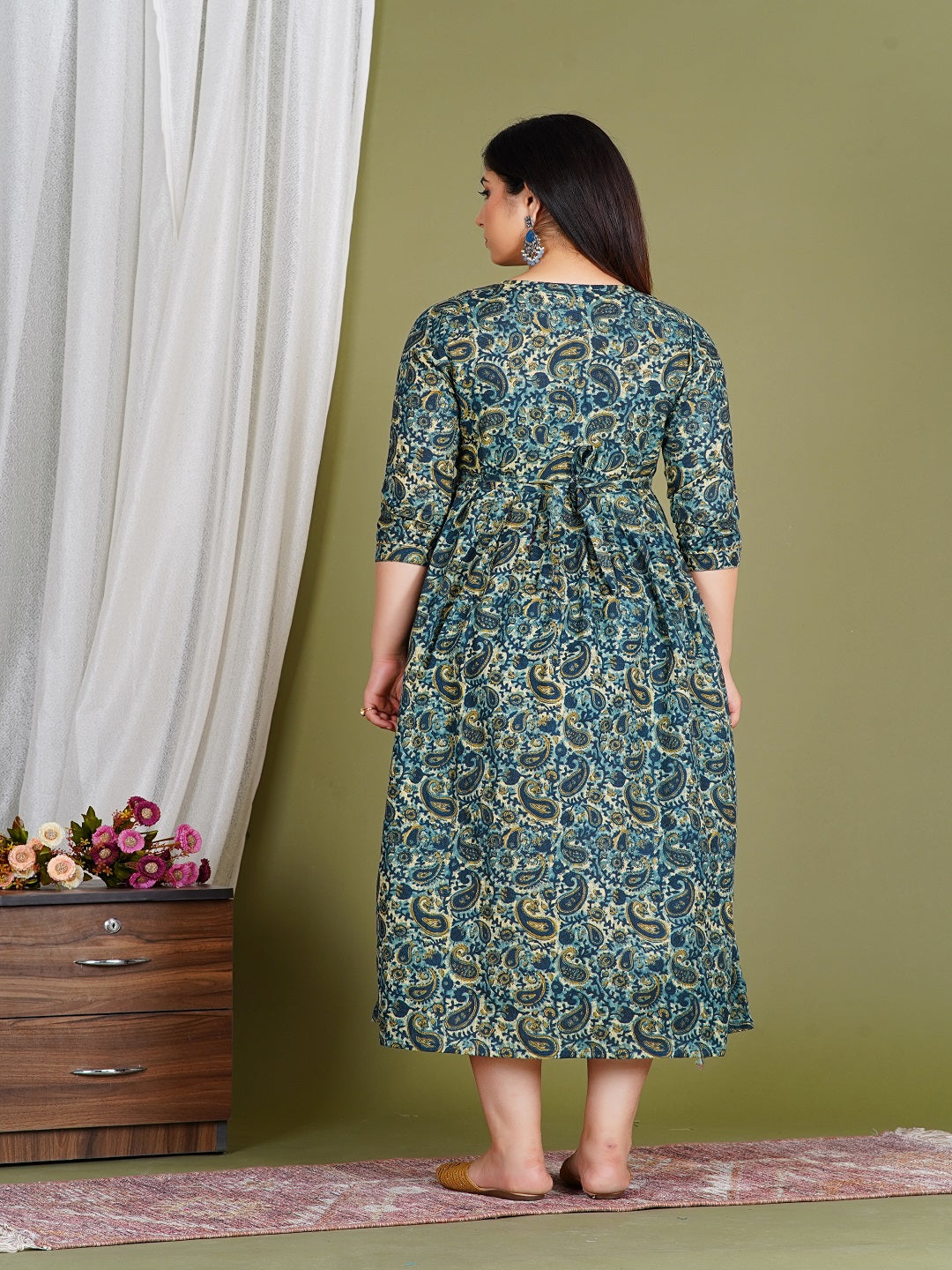 Royal carry rayon maternity and feeding kurti