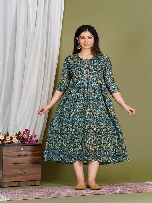 Royal carry rayon maternity and feeding kurti