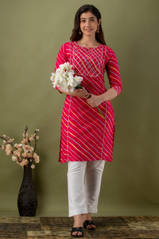 Cotton printed kurti