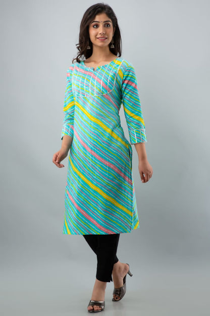 Cotton printed kurti