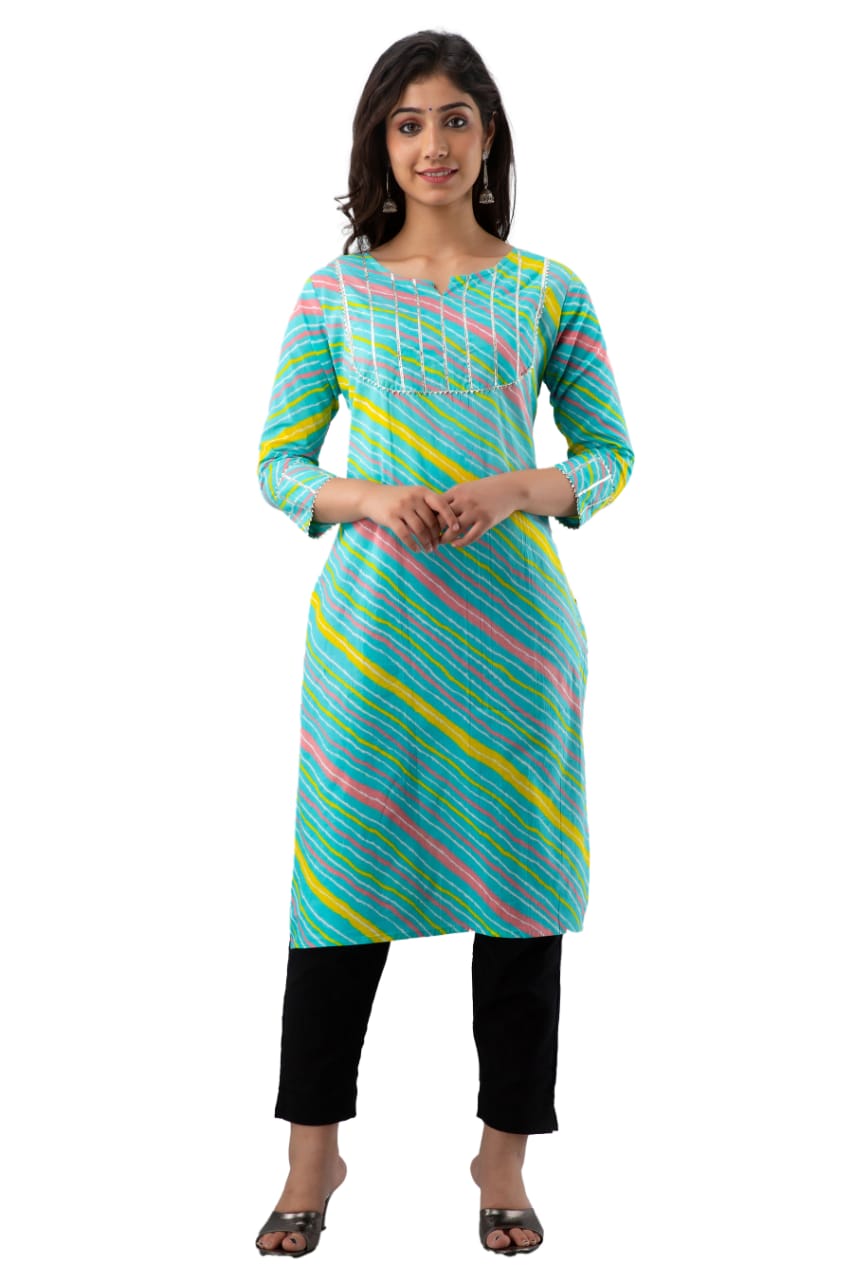 Cotton printed kurti