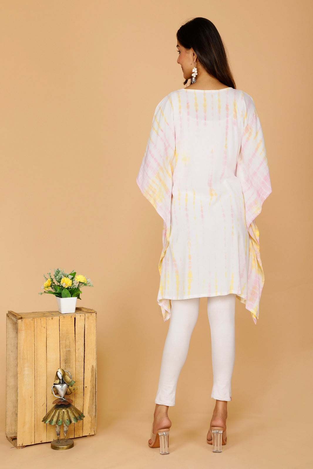 Rayon printed kaftan