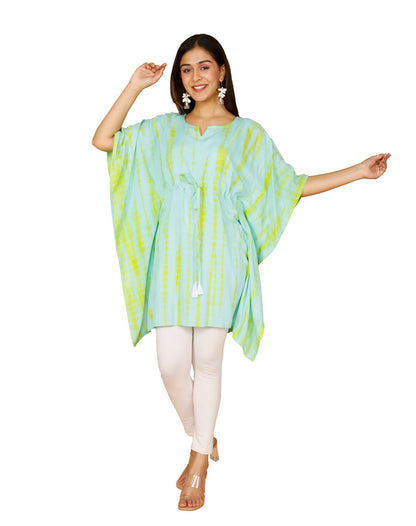 Rayon printed kaftan