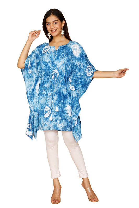 Rayon printed kaftan