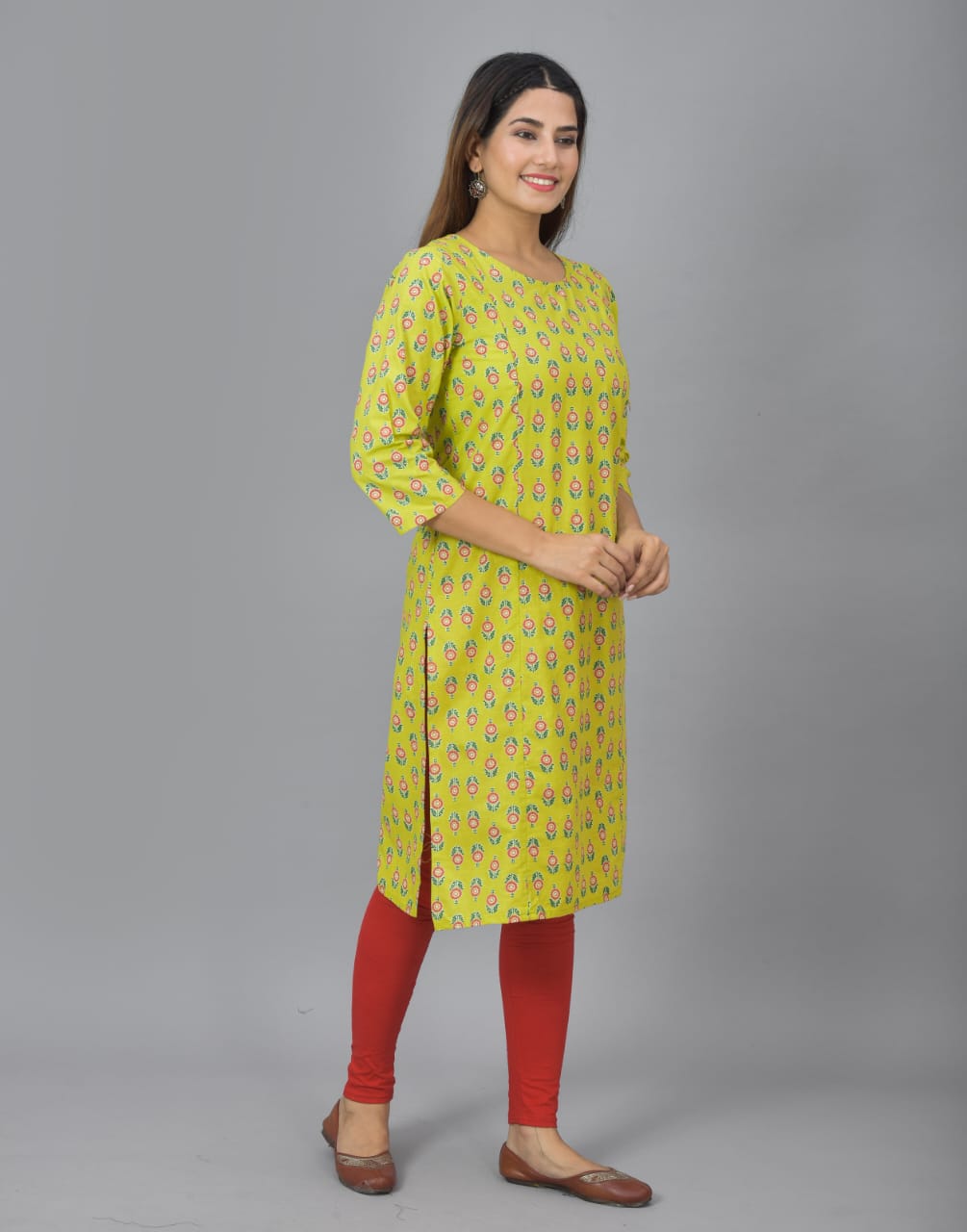 Cotton maternity and feeding kurti