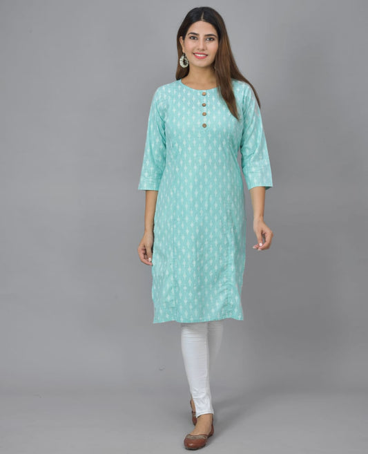 Cotton maternity and feeding kurti