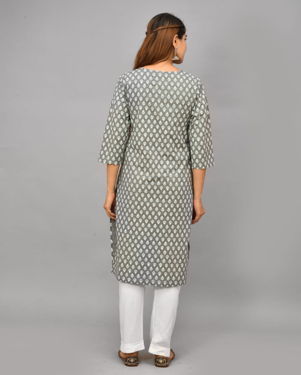 Cotton printed maternity and feeding kurti