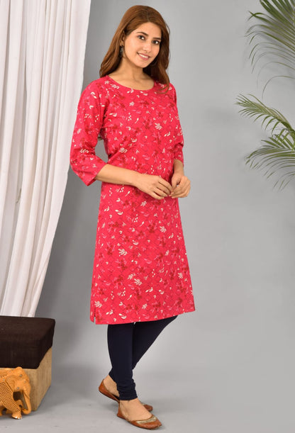 Cotton maternity and feeding kurti