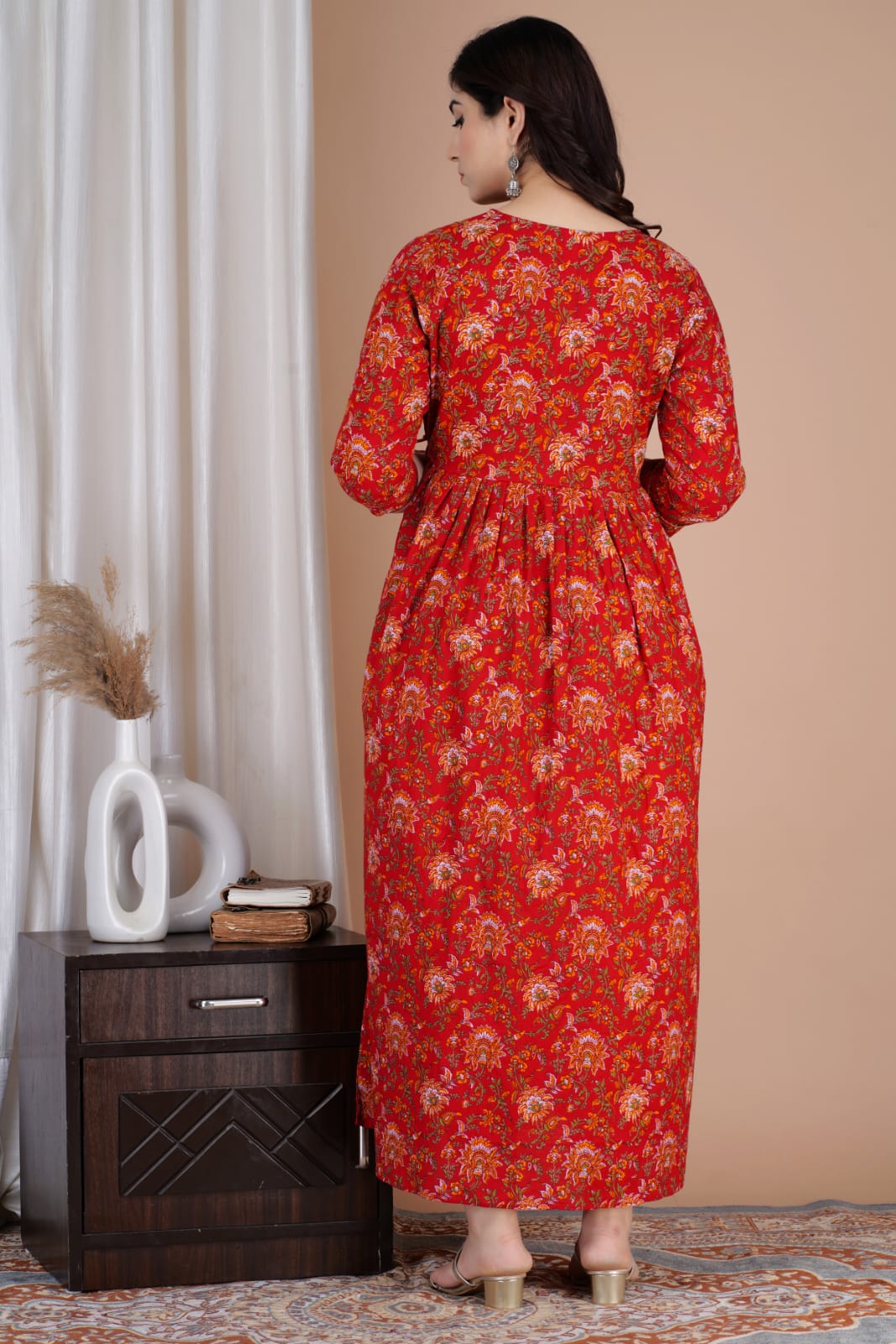 Rose Petal Maternity & Feeding Kurti