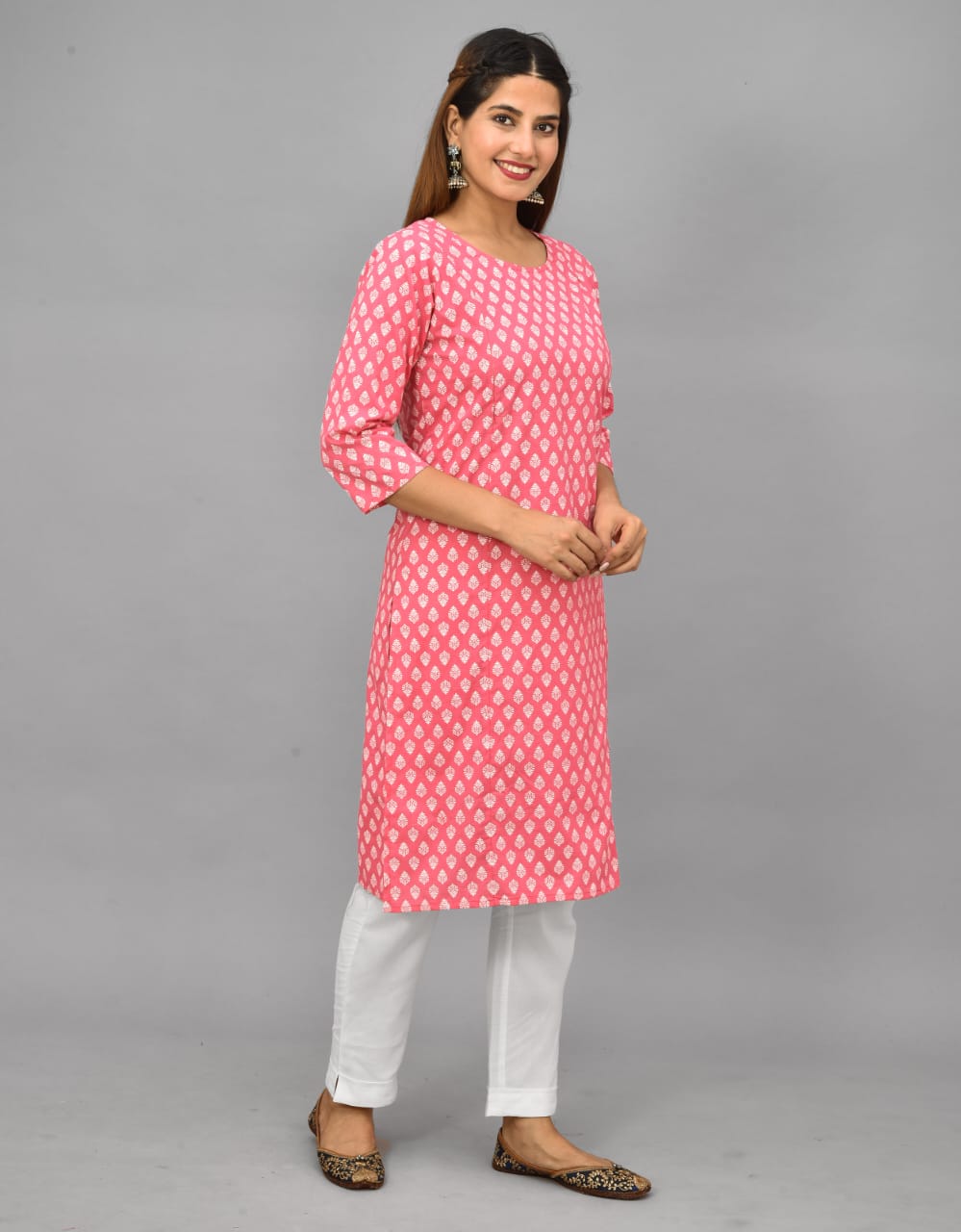 Jaipuri maternity and feeding kurti