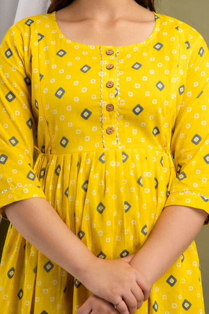 Basant Bliss & Valentine's Verve Maternity Kurti Combo - Nevisha Style